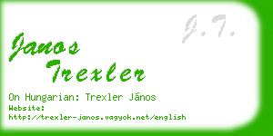 janos trexler business card